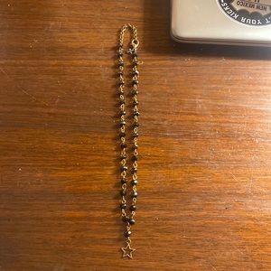 Navy blue beaded chocker